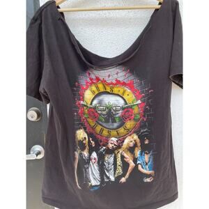 Guns N’ Roses Women’s XXL Cut-Off Band Top